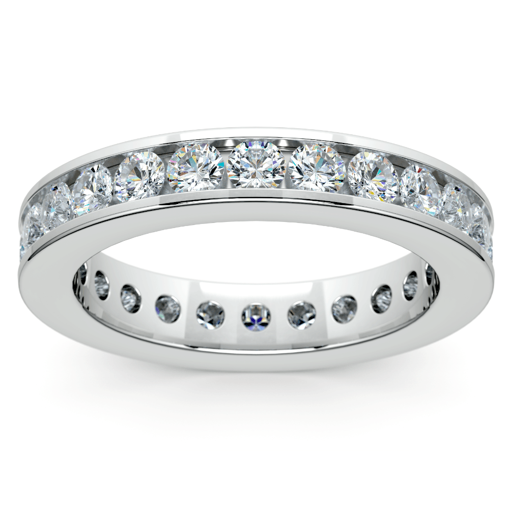 Channel Diamond Eternity Ring in Platinum (1 3/4 ctw) | Thumbnail 02