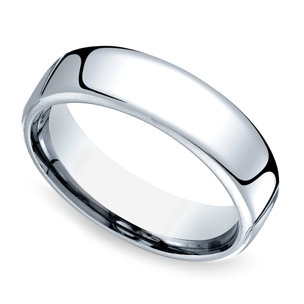 6.5 Mm Cobalt Wedding Ring For Men (Comfort Fit) | 01