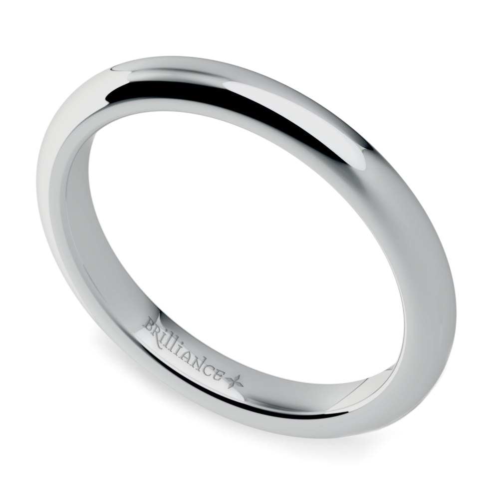 Comfort Fit Wedding Ring in Platinum (2.5mm) | 01