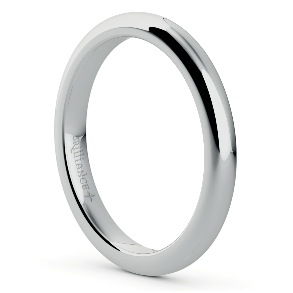 Comfort Fit Wedding Ring in Platinum (2.5mm) | Thumbnail 02