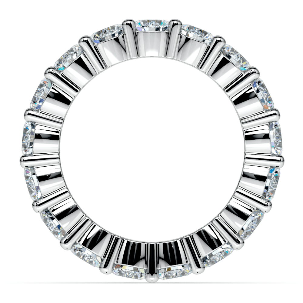 Luxury Diamond Eternity Ring In Platinum (4 1/4 Ctw) | 03
