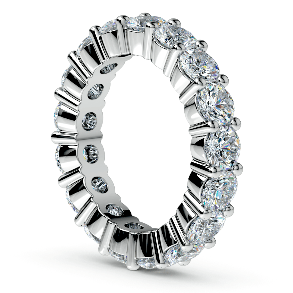 Luxury Diamond Eternity Ring In Platinum (4 1/4 Ctw) | Thumbnail 04