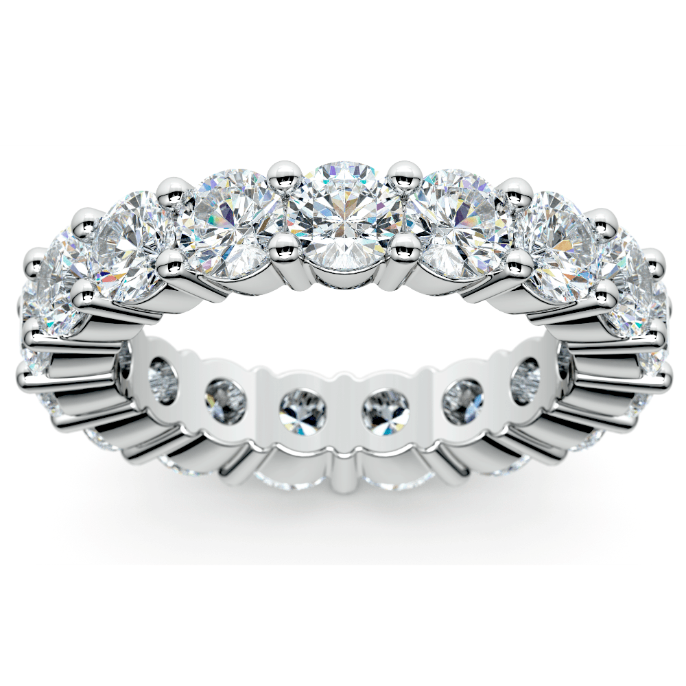 Classic Diamond Eternity Ring In White Gold (4 1/4 Ctw) | Thumbnail 02
