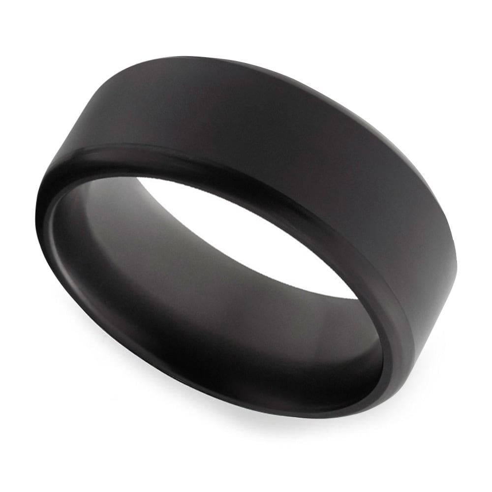 Kratos - Matte Elysium Diamond Ring With Rounded Edges (8mm) | 01