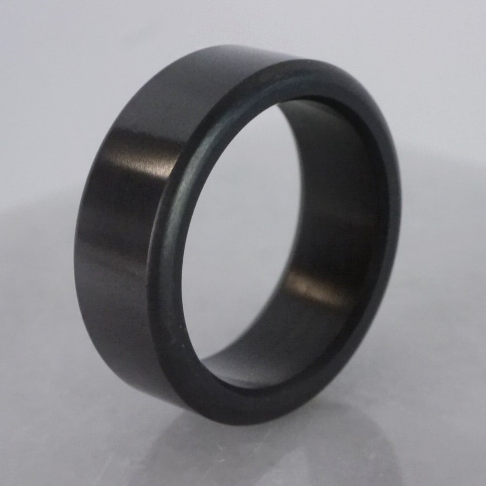 Kratos - Polished Elysium Diamond Ring With Rounded Edges (8mm) | 05