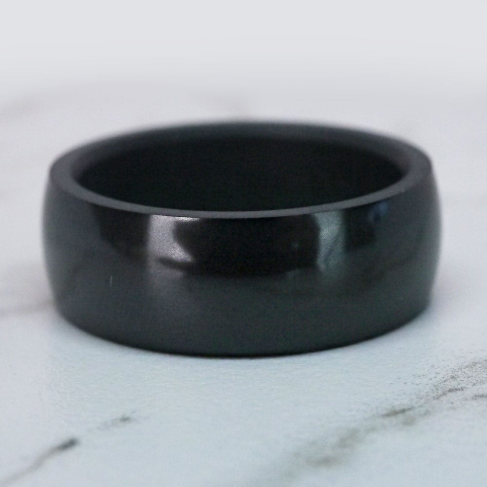 Domed Elysium Ring For Men - Nyx | 04
