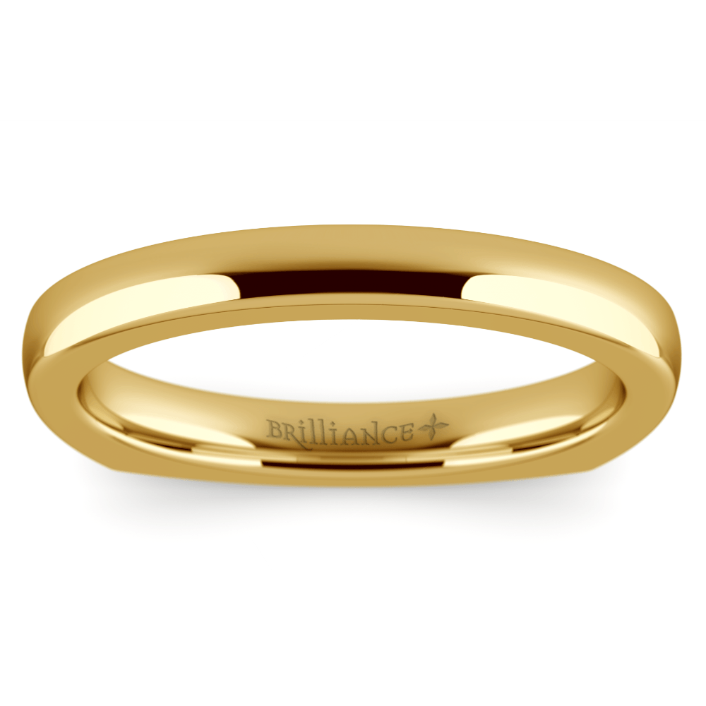 Rocker (European) Wedding Ring in Yellow Gold (2.5mm) | Thumbnail 01