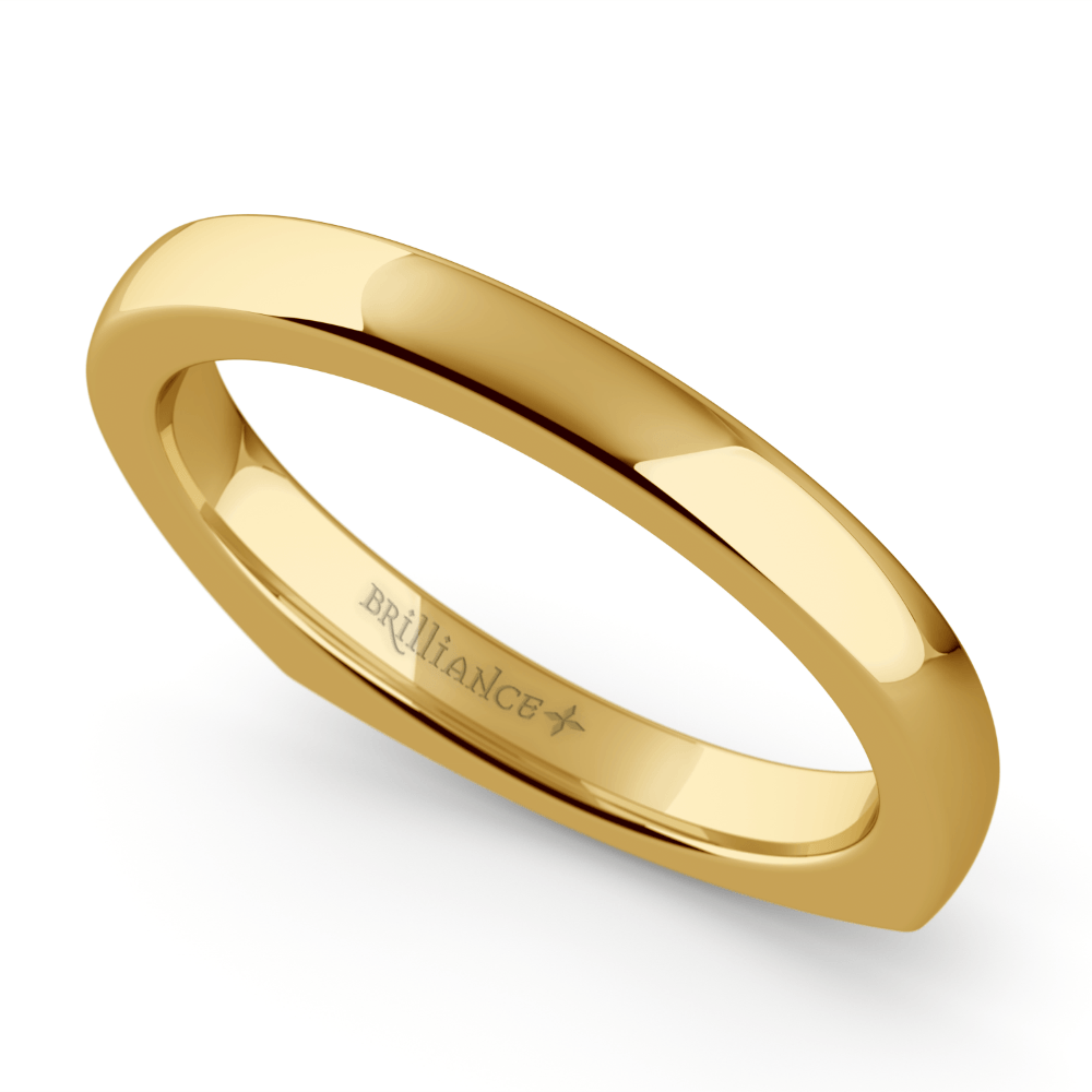 Rocker (European) Wedding Ring in Yellow Gold (2.5mm) | Thumbnail 04