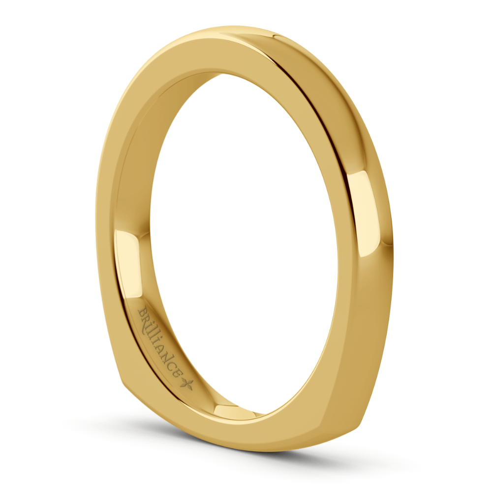 Rocker (European) Wedding Ring in Yellow Gold (2.5mm) | 05