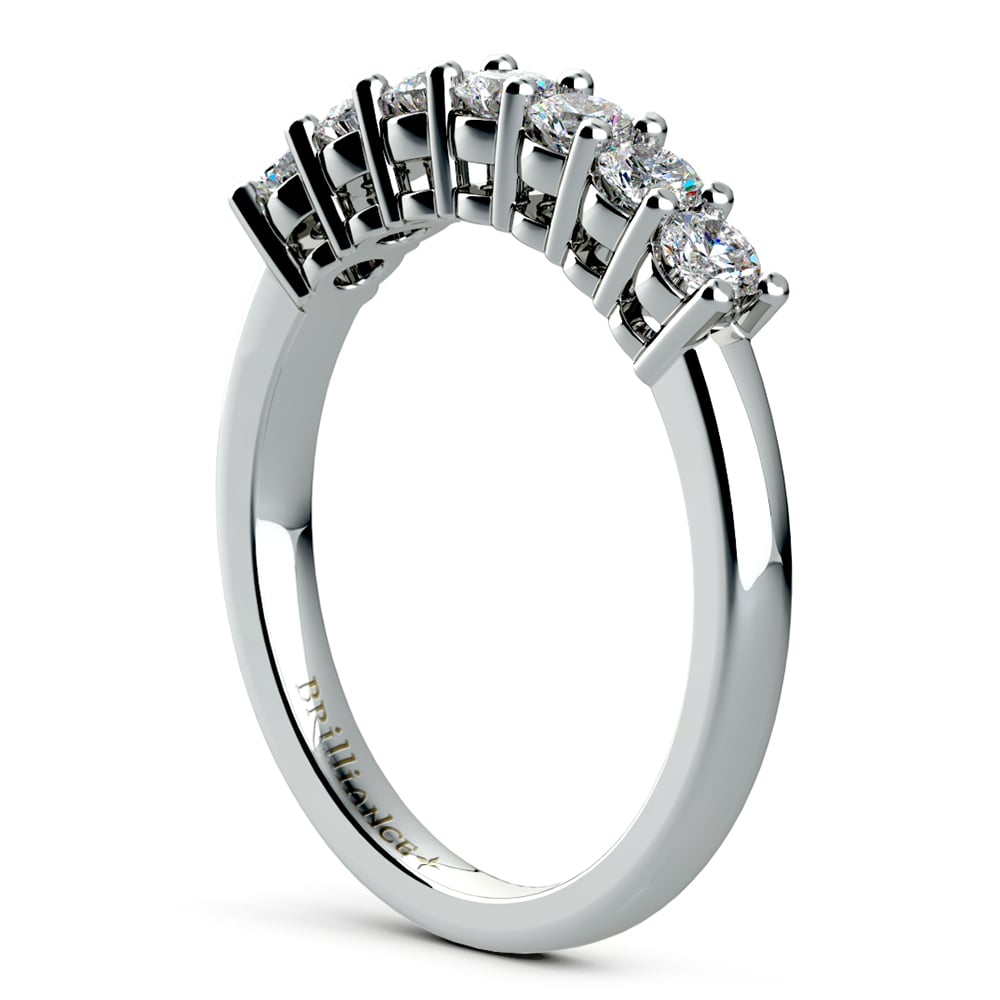 Seven Stone Diamond Ring In Platinum (1/2 Ctw) | Thumbnail 04