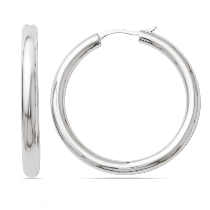 35mm Tube Hoop Earrings