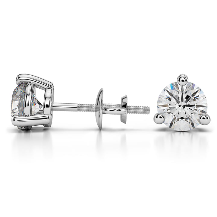 2 Ctw Diamond Stud Earrings In Platinum | Thumbnail 01
