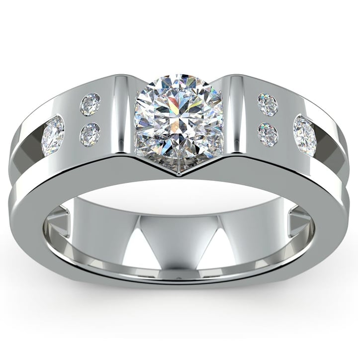 Apollo Diamond Ring For Men (1 1/3 Ctw) | 02