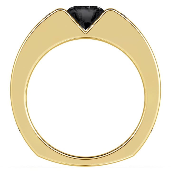 Apollo Garnet Gemstone Mangagement Ring In Gold | 03
