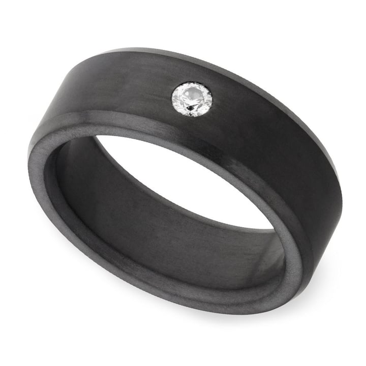 The Ares - Mens Elysium Ring With Inset Diamond | 03