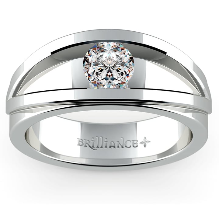 Unique Mens Diamond Engagement Ring (3/4 ctw) | Hyperion | 02