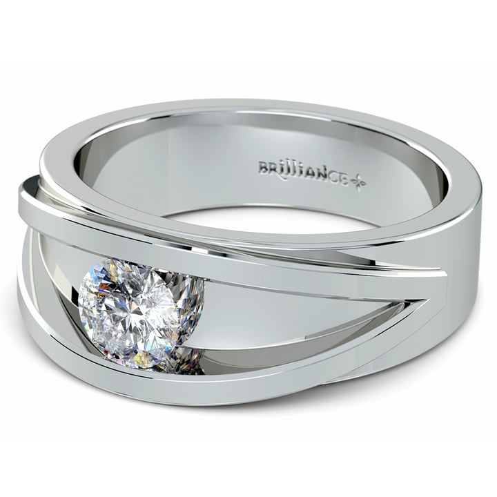 Unique Mens Diamond Engagement Ring (3/4 ctw) | Hyperion | Zoom