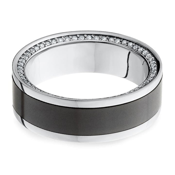 The Zeus - Mens Platinum Elysium Engagement Ring | Thumbnail 04