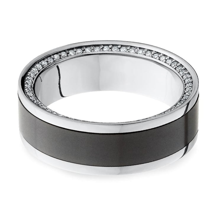 The Zeus - Mens Platinum Elysium Engagement Ring | Zoom