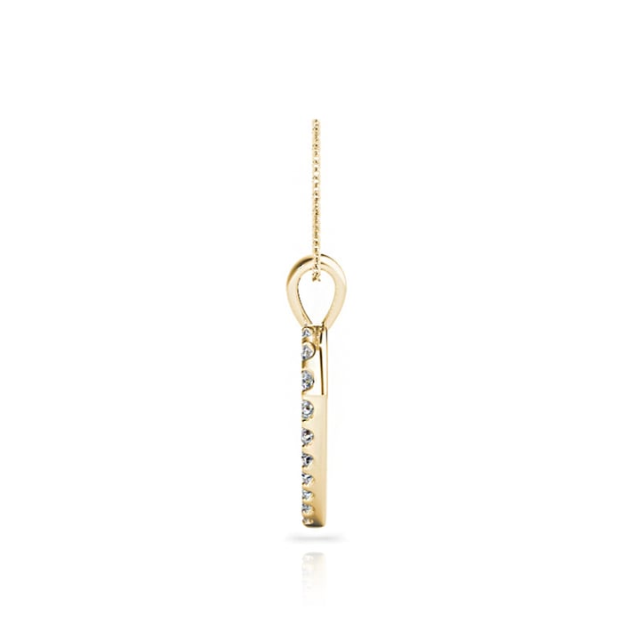 Diamond Heart Pendant Necklace In Gold (1 Ctw) | Thumbnail 02