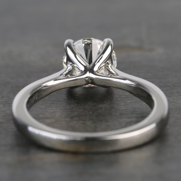 1.20 Carat Diamond Ring - Tapered Solitaire Design angle 4