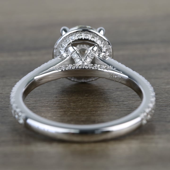 Hidden Diamond Engagement Ring (1.40 Carat) - small angle 4