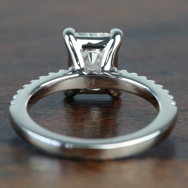 1.52 Carat Radiant Cut Diamond Engagement Ring - small angle 4