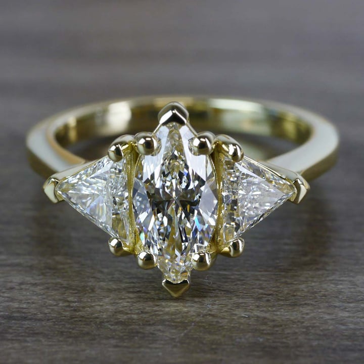 Triple Marquise Diamond Ring (1 Carat)
