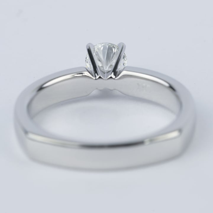 1/2 Carat Solitaire Diamond Ring (Rocker Style) - small angle 4