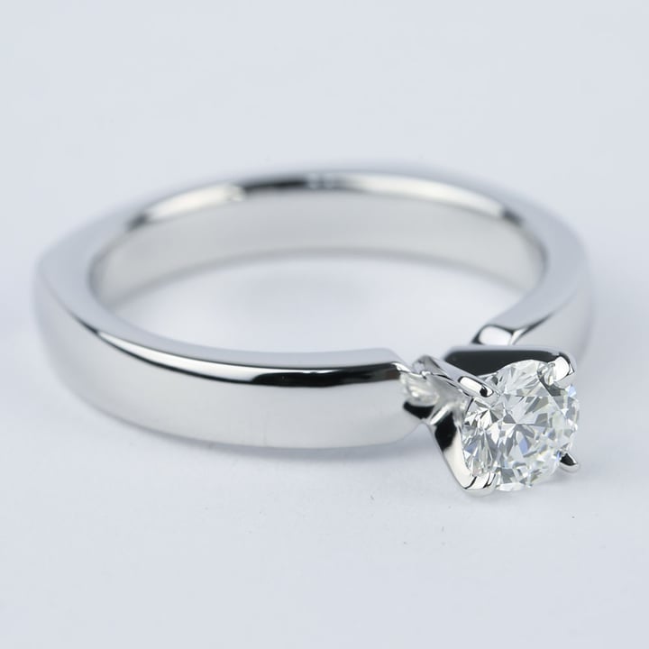 1/2 Carat Solitaire Diamond Ring (Rocker Style) angle 2