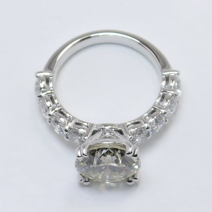 4.36 Carat Round Diamond Ring - small angle 4