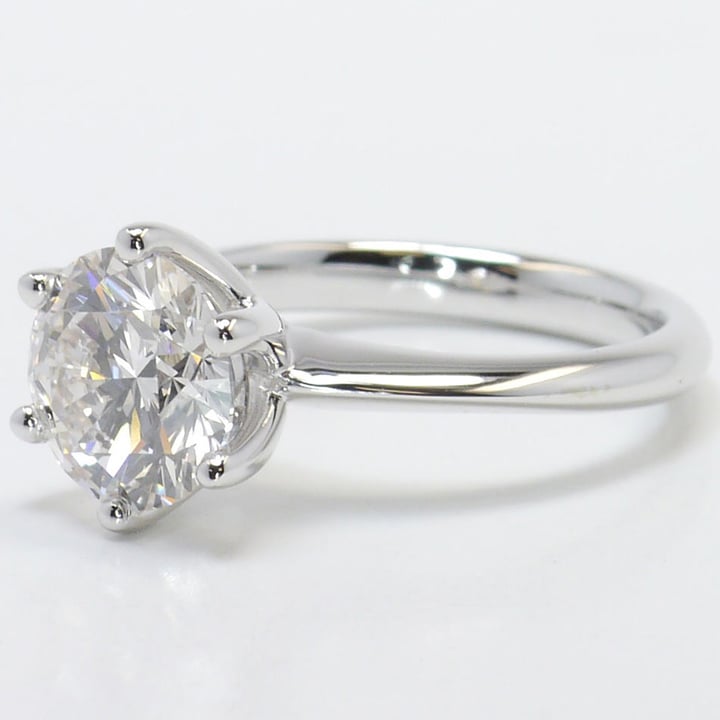 2.16 Carat 6 Prong Diamond Engagement Ring - small angle 2