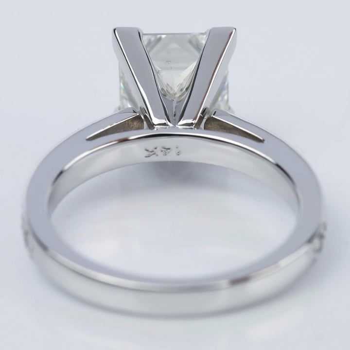 2.46 Carat Princess Cut Diamond Engagement Ring - small angle 4