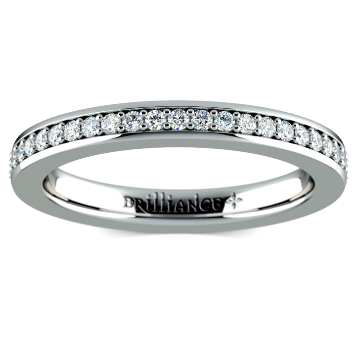 Elegant Eternity Pave Diamond Ring In White Gold (1/2 Ctw) | Thumbnail 02