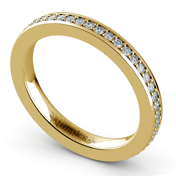 Classic Gold Eternity Pave Diamond Ring (1/2 Carat) | 01