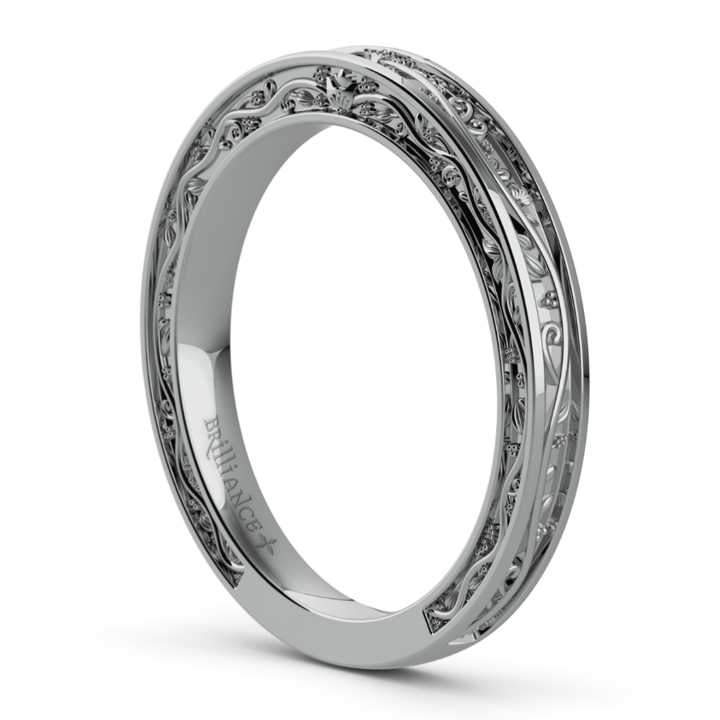 Antique Wedding Ring in Platinum | 04