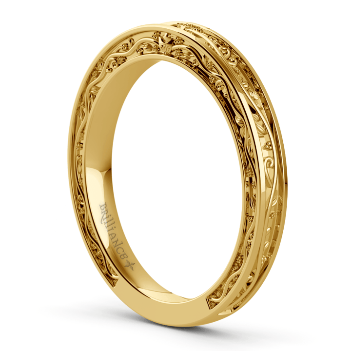 Antique Wedding Ring in Yellow Gold | 03