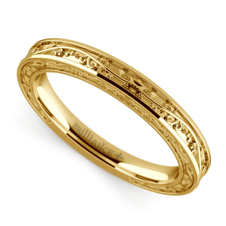 Antique Wedding Ring in Yellow Gold | 04