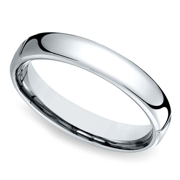 Comfort Fit Men's Wedding Ring in Cobalt (4.5mm) | 01