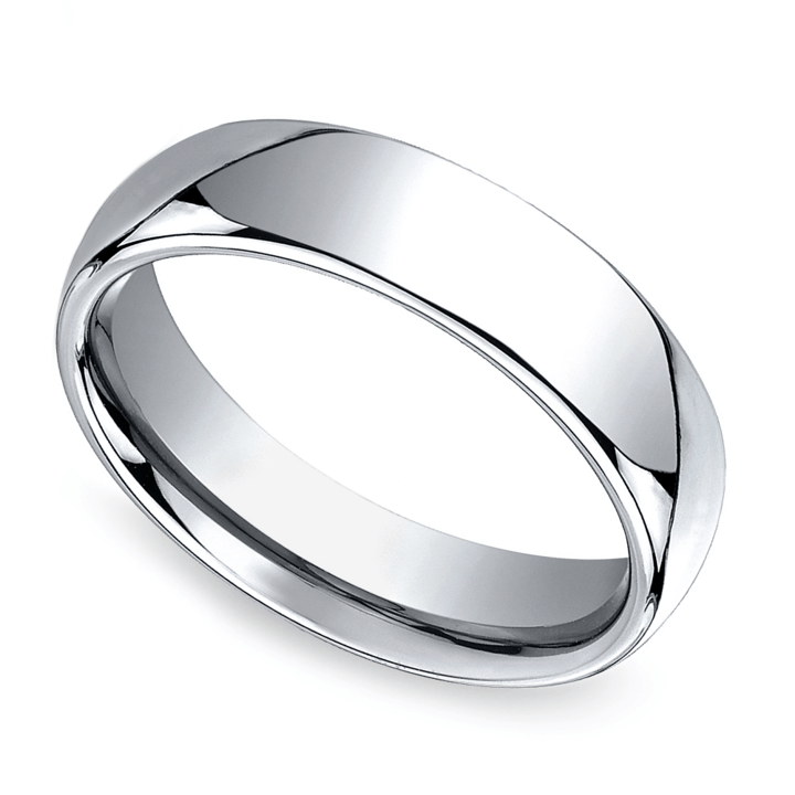 6 Mm Cobalt Wedding Ring For Men (Comfort Fit) | Zoom
