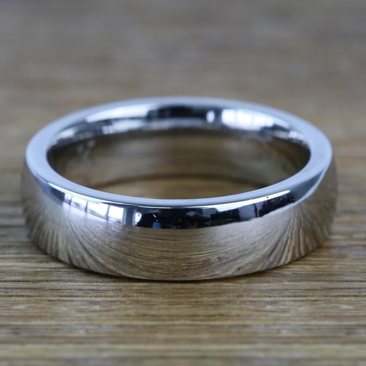 6 Mm Cobalt Wedding Ring For Men (Comfort Fit) | 03