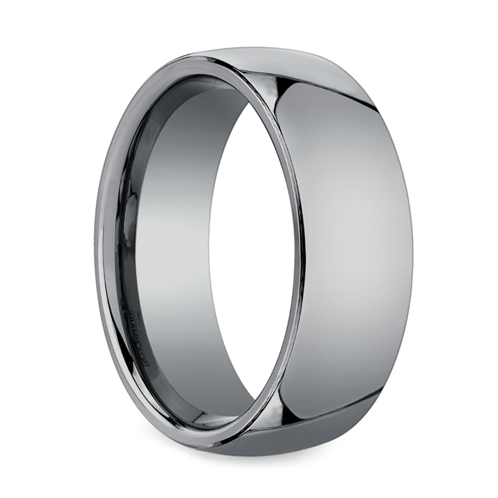 Comfort Fit Men's Wedding Ring in Tungsten (7mm) | 02