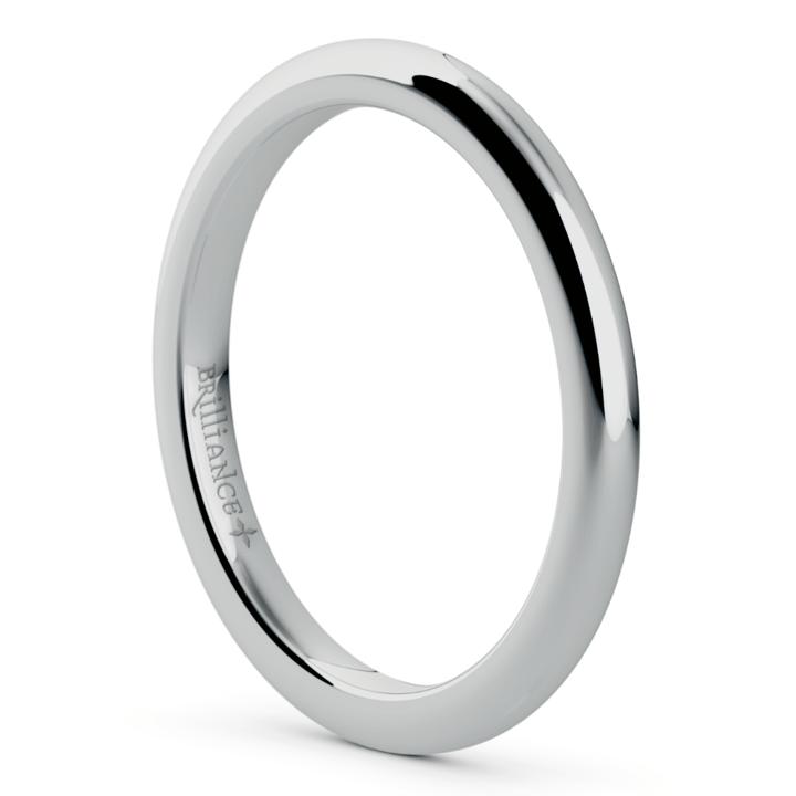 Comfort Fit Wedding Ring in Platinum (2mm) | 02