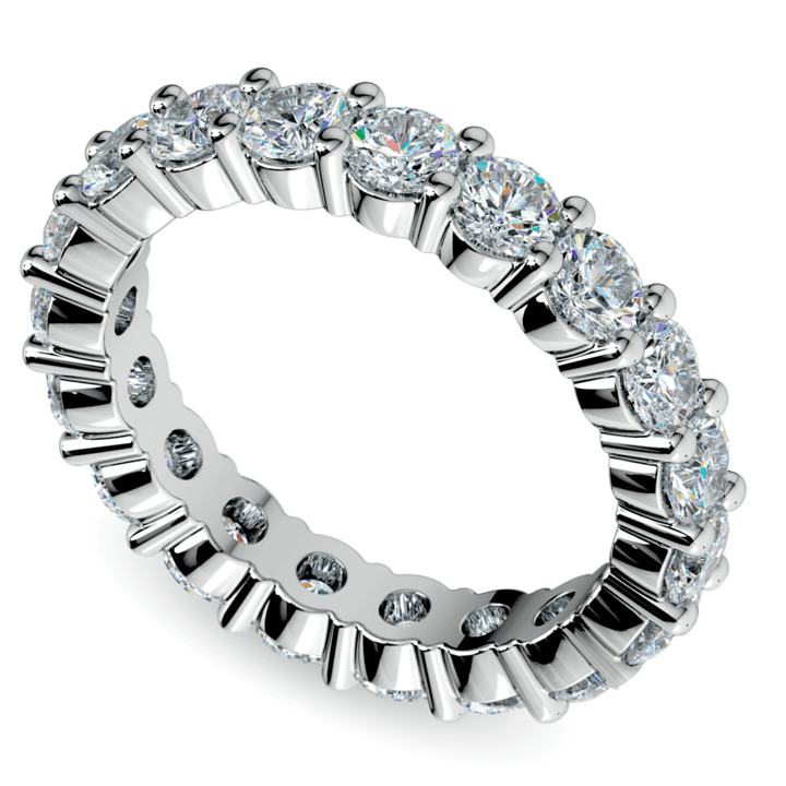3 Ctw Classic Diamond Eternity Band In White Gold | Zoom