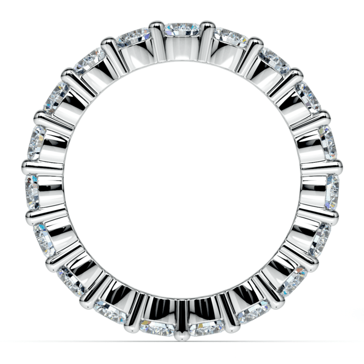 3 Ctw Classic Diamond Eternity Band In White Gold | 03