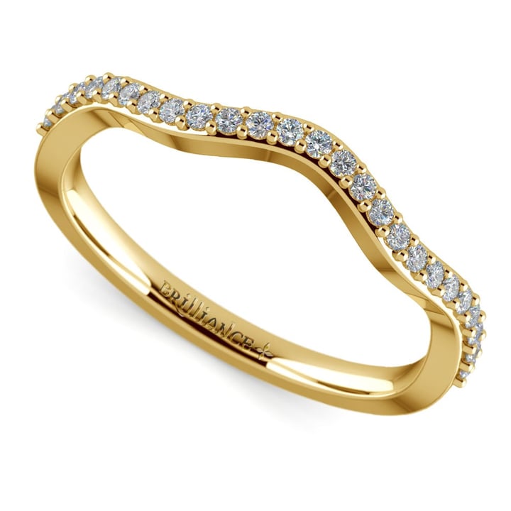 Ivy Diamond Wedding Ring in Yellow Gold | Thumbnail 01