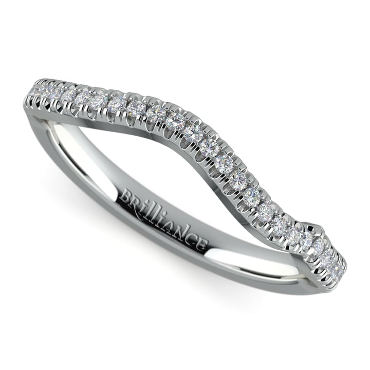 Matching Sunburst Diamond Halo Wedding Ring In White Gold | Zoom