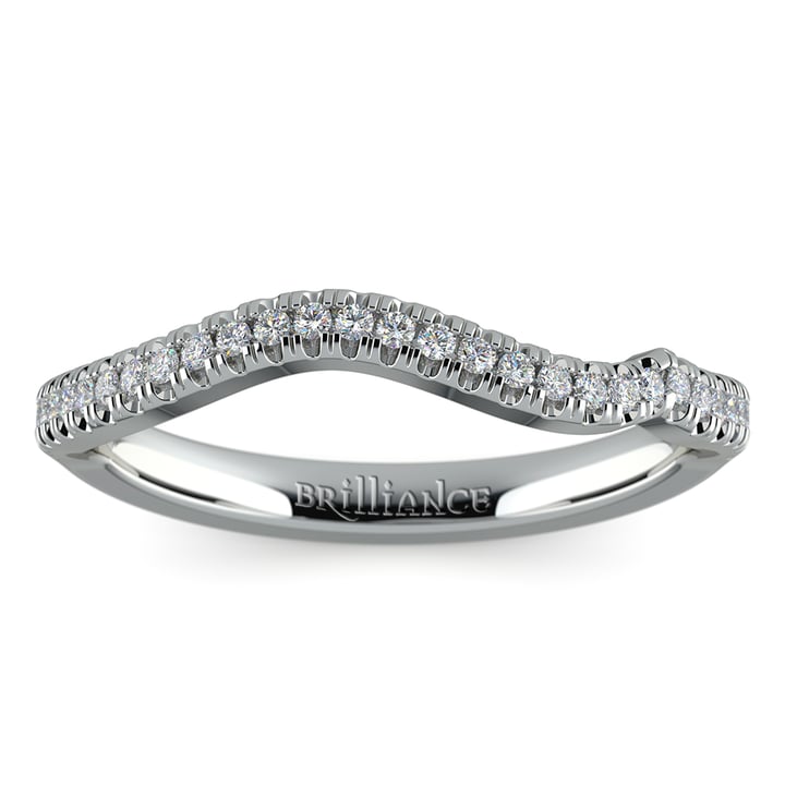 Matching Sunburst Diamond Halo Wedding Ring In White Gold | Thumbnail 02