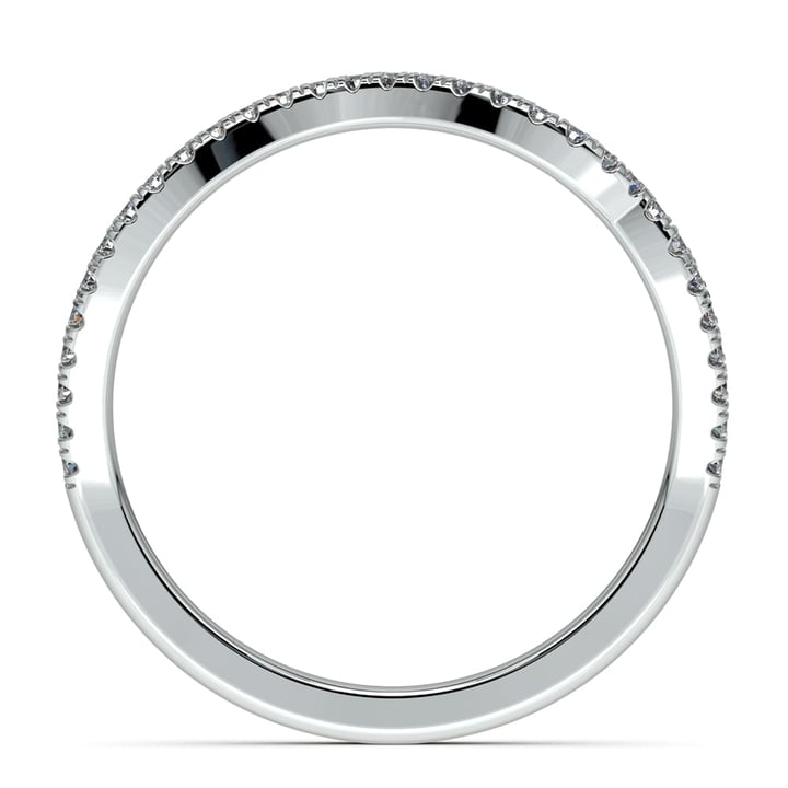 Matching Sunburst Diamond Halo Wedding Ring In White Gold | 03