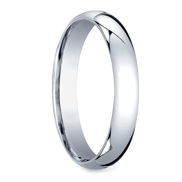Mens Wedding Ring In Platinum (Mid-Weight 4mm) | Thumbnail 02